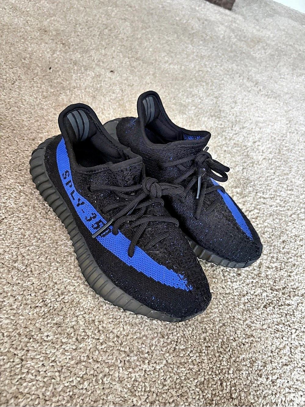 adidas 350 Black & Blue Sneakers